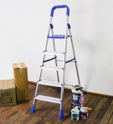 FSL Aluminium Ladder 5 steps premium heavy quality 200kg load capacity Aluminium Ladder