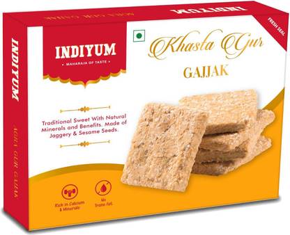 Indiyum Seasame Seeds Jaggery Sweet MIthai Khasta Gur Gajjak Box