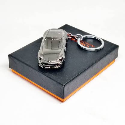 Explorer ™ Car Design USB Rechargeable Lighter Cum Torch | 1 USB cable included In Box | Best Gifting purpose For Cigarette Lovers And Lighter users ( Key ring ) Cigarette Lighter | Black Color | USB Sport Car Design Cum Lighter And Key ring Attach For Bags , Car, Scooty, Bikes, Home Keys Cigarette Lighter