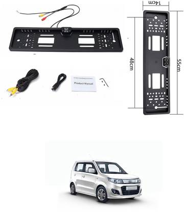 PECUNIA License Plate Wireless Backup Camera, WiFi Rear View Camera, 170° View Angle Universal IP69 Waterproof Car License Plate Frame Camera for Car Truck SUV Pickup Trailer Van C147 Car Number Plate