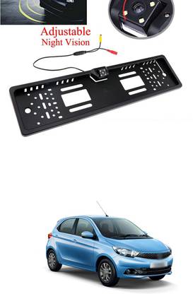PRTEK License Plate Wireless Backup Camera, WiFi Rear View Camera, 170° View Angle Universal IP69 Waterproof Car License Plate Frame Camera for Car Truck SUV Pickup Trailer Van Camper A229 Reverse Assist Camera System