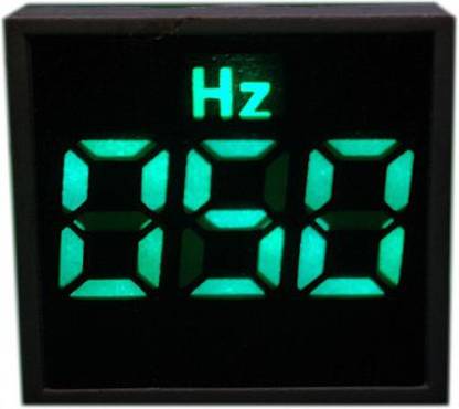 MAHALUXMI 50Hz LED Display Meter Digital Frequency Meter Measuring Range 31MM Digital Voltage Tester Meter (GREEN) Voltmeter