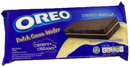OREO Crispy Creamy Choco Dutch Cocoa Wafer, Vanilla, 140.4 g Wafers