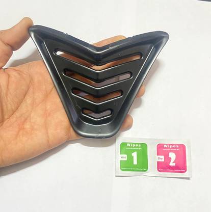 Auto MT NoseGrillR15 V3 Air Intake Cover Filter Nose Grill for Yamaha R15 V3 (MATT Black Nose Grill R15) Bike Fairing Kit