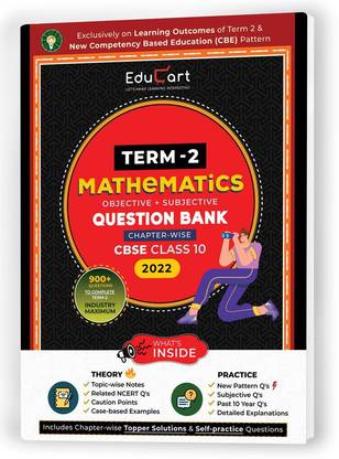 Educart Term 2 Mathematics Cbse Class 10 Objective & Subjective Question Bank