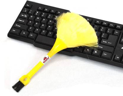 homfine Plastic Computer Notebook Laptop Keyboard Desktop Dust Cleaning 2 Sided Microfiber Brush (1U, Color May Vary) for Computers, Laptops, Mobiles