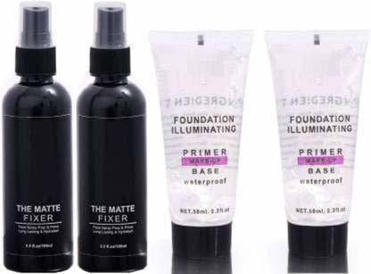 AVEU Beauty 2 Makeup Fixer And 2 Primer