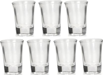 AFAST (Pack of 7) E_Glass-DC7 Glass Set Shot Glass