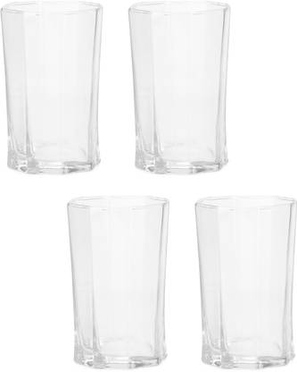 1st Time (Pack of 4) Transparent Water Glass, Set Of 4, 160 ML, Clear,Bk245 Glass Set Water/Juice Glass