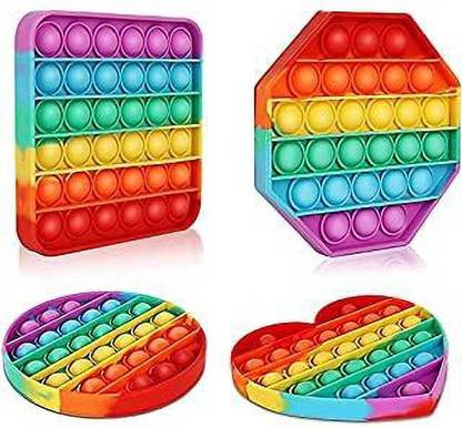 Palmate Poppet Pop it set of 4