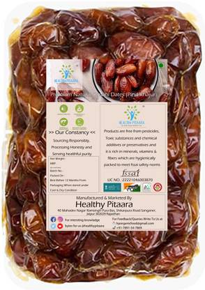 Healthy Pitaara Organic Premium Omani Dates (Pind Khajoor) Pind Khajur | Pin Khajur Dates