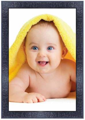 pnf Poster And Frame New Born Baby Photo Frame | Living, Bedroom | Home Decor Item Digital Reprint 14 inch x 10 inch Painting