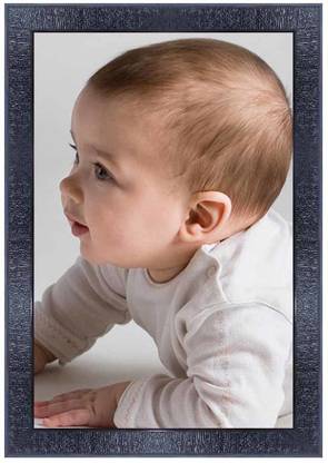 pnf New born Baby Frames with Acrylic Sheet (Glass)-0493-baby Digital Reprint 14 inch x 10 inch Painting