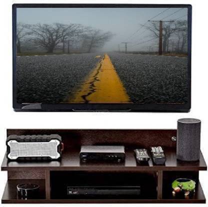 Umar Enterprises Wall T.V set up box stand & Wifi stand MDF Wall hanging , mounted , floating , wall decorative Wooden wall shelf Living room & Bedroom set up box stand TV Entertainment Unit Engineered Wood TV Entertainment Unit
