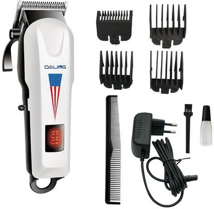 DALING DL-1163 PROFESSIONAL RECHARGABLE CLIPPER LCD DISPLAY Trimmer 90 min Runtime 6 Length Settings