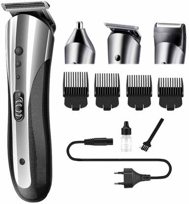 SPORT COLLECTION rechargeable Multi-function 3-in-1 Beard Nose Ear Hair Trimmer Shaver Clipper Cutting zero machine razor grooming kit Trimmer 240 min  Runtime 4 Length Settings