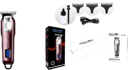DALING DL-1097 PROFESSIONAL RECHARGABLE CLIPPER LCD DISPLAY Trimmer 60 min  Runtime 6 Length Settings