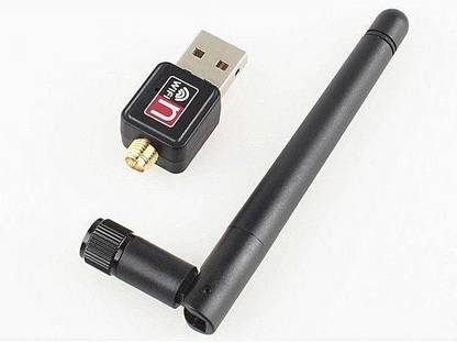microware 802.IIN Wi-Fi Wireless Mini Adapter 1200 MB/S USB 2.0 USB Adapter