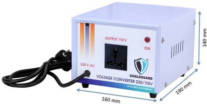 SHIELDGUARD Voltage Converter/Step Down Transformer 1500W for USA/Canada appliances that are Used in India (220V to 110V) Voltage Converter