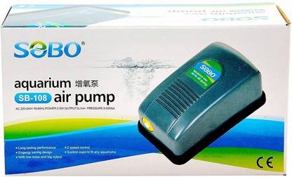 SOBO SB 108 Single Nozzle Air Aquarium Pump