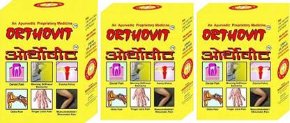REPL Orthovit Pain Relieving 30 Caps (Pack of 3)