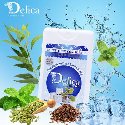 Delica Trial Pack Polar Mint Mouth Spray