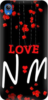 FULLYIDEA Back Cover for ViVO Y1S, vivo Y1S, ViVO Y1s, ViVO 1929, Letter N, Alphabet N, Name N, Letter N With M, N Love M