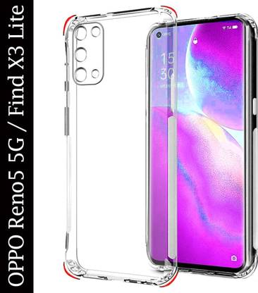 #CellWhiz Back Cover for OPPO Reno5 5G, OPPO Find X3 Lite, Soft Cover
