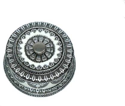 Navrang Handicraft Silver Grocery Container  - 100 ml