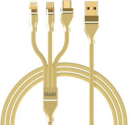 SRINS Ethernet Cable 1.3 m NYLON SR -301-DUAL-GOLD