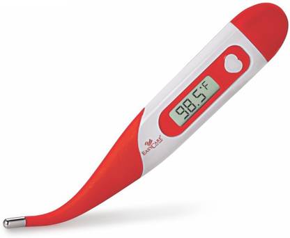 EASYCARE (EC5058) Waterproof Flexible Tip Digital Thermometer with Storage Case | Fever Alarm & Beeper Alert Thermometer