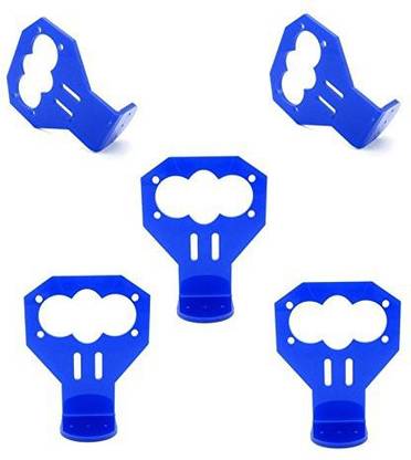 TRUSTECH 5pcs Blue HC-SR04 Cartoon Ultrasonic Distance Sensor Mounting Bracket Kit Electronic Components Electronic Hobby Kit