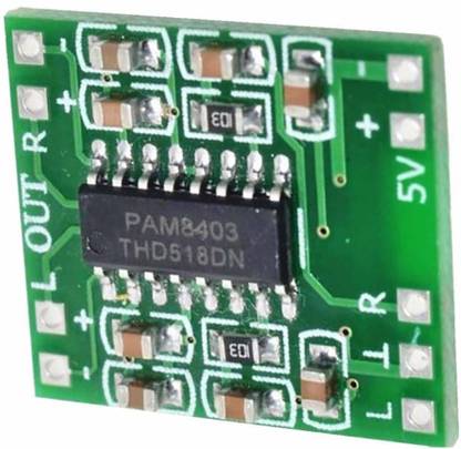 TRUSTECH 3+3 watt Audio Amplifier with Bluetooth Chip and TP4056 Charging Module Electronic Components Electronic Hobby Kit