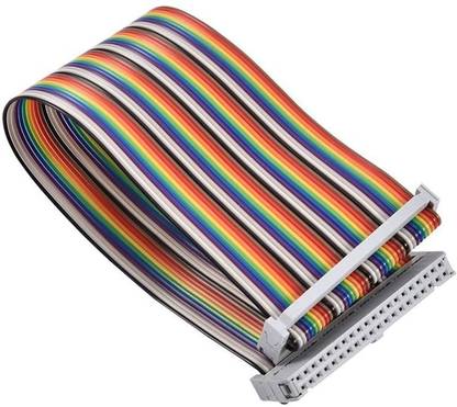 TRUSTECH 40 Pin Female to Female GPIO Adapter Cable Flexible Ribbon Cable Connector for Banana Pi/Raspberry Pi 2/3 Electronic Components Electronic Hobby Kit