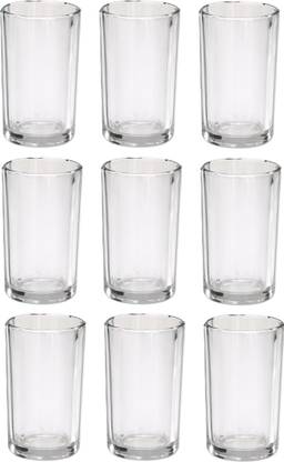 AFAST (Pack of 9) E_GGlass- K9 Glass Set Water/Juice Glass