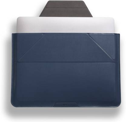 Moft Carry Sleeve: 11 to I3.3 Inches with Invisible Laptop Stand and Storage (Blue) Polypropylene Floor and Desk Stand Laptop Stand with Adjustable Height Compatible with 36 - 39cm Laptops