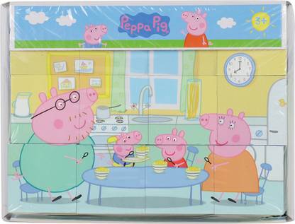 SIMBA Peppa Pig Picture Cube, Unisex, 3Y+ (Multicolor)