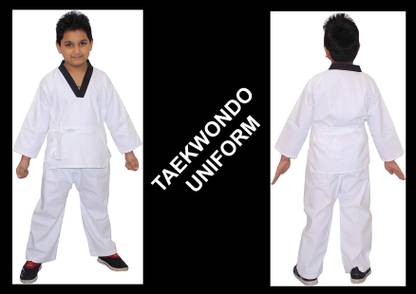 Rahul Sports Accessories Boy Taekwondo uniform cotton Martial Art Uniform