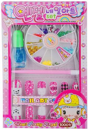 MSN BEST BUY Nail Art Kit for Kids Includes Design Birthday Gift for Girls