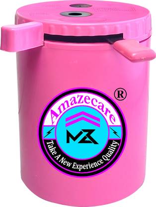 AMAZECARE Manual ABS Body Needle Hub Cutter Machine & Syringe Destroyer Premium Quality ABS Body Container With Heavy Steel Alloy Sharp Edge Blade with Premium Quality ABS Body Head Body (500) ml PINK Needle Burner