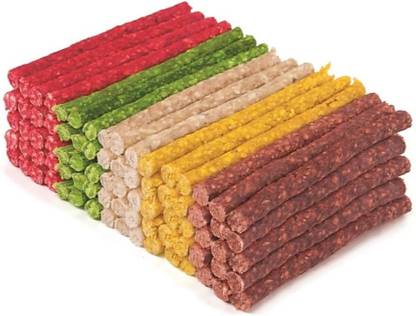 KALEYE Munchy Sticks Mix Flavours 5 KGS ( Chicken Mint Mutton And Natural Flavours ) Chicken, Mutton, Mint, NA Dog Chew