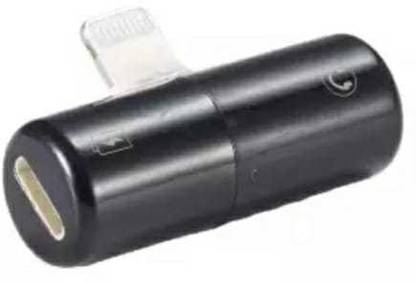 SANNO WORLD Black Latest 2 n 1 Lightning Splitter Adapter, Lightning Adapter Capsule Shape Splitter Dual Lightning Headphone Jack for iPhone X/iPhone 8/8 Plus/7/7 Plus with Charge, Music, Phone Calling LS03 Phone Converter (Android, iOS)Latest 2 n 1 Lightning Splitter Adapter, Lightning Adapter Capsule Shape Splitter Dual Lightning Headphone Jack for iPhone X/iPhone 8/8 Plus/7/7 Plus with Charge, Music, Phone Calling LS03 Phone Converter (Android, iOS) Phone Converter