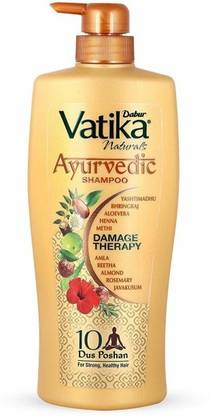 VATIKA आयुर्वेदिक शैम्पू, 640ml: पावर ऑफ डस पो।