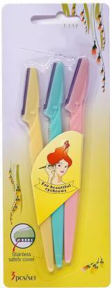 The Storm Unnecessary Hairs Elsewhere Shaping Trimmer Shaper Shaver Razor Tool Quick & Easy Facial Hair Removal 3 Pcs Set, Men & Women