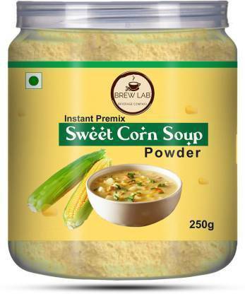 Brew Lab Ready To Cook Instant Healthy Veg Sweet Corn Instant Soup Powder | Easy to Prepare | Healthy and Tasty