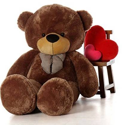 RSS SOFT TOYS Teddy Bear Coffee Color 3 Feet  - 90 cm