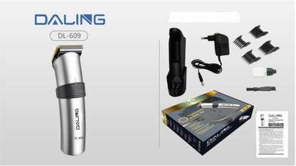 DALING DL-609 Rechargeable and Cordless Hair Clipper Body Groomer 45 min  Runtime 5 Length Settings