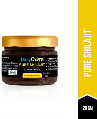 Daily Cure Pure & Natural Ayurvedic Shilajit Resin for Strength Stamina Power & Immunity