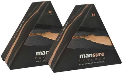 ManSure Men's Health – 2 Packs (60 Capsules Each)