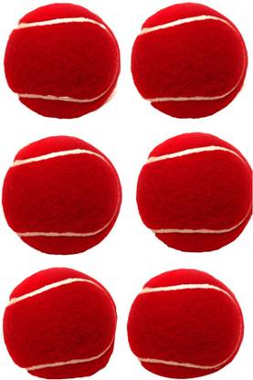 DEKAY Red Soft Tennis Cricket Ball Tennis Ball